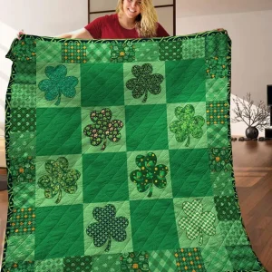 St Patricks Day JFJ13034 3D Customized Quilt 2707 and Home Decor