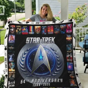 Star Trek 54Th Anniversary Quilt and Home Decor