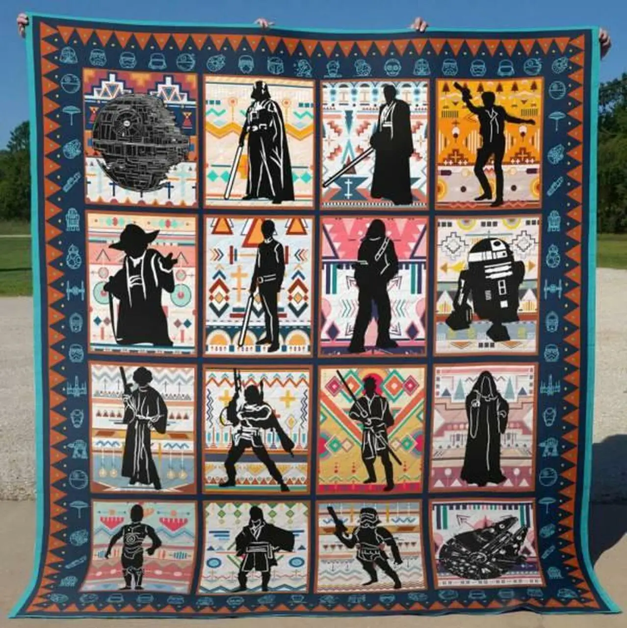 Star War Quilt Blanket Hvt290529 Quilt and Home Decor