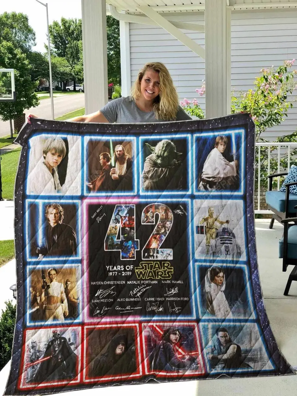 Star Wars 42Th Quilt Blanket and Home Decor