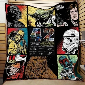 Star Wars S Anniversary Blanket Th0907 Quilt and Home Decor