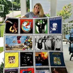 Steve Miller Band Quilt Blanket and Home Decor