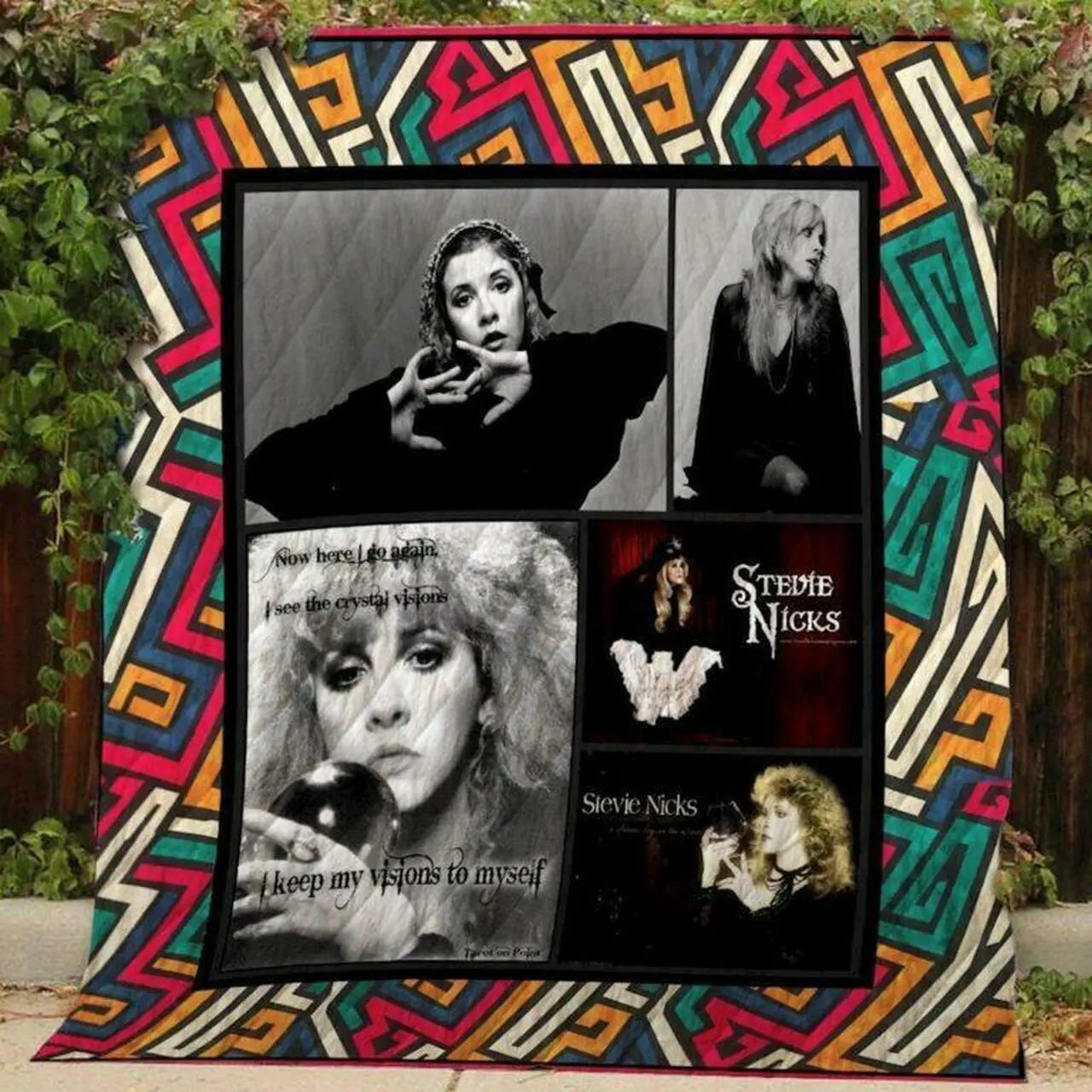 Stevie Nicks Quilt V3 and Home Decor