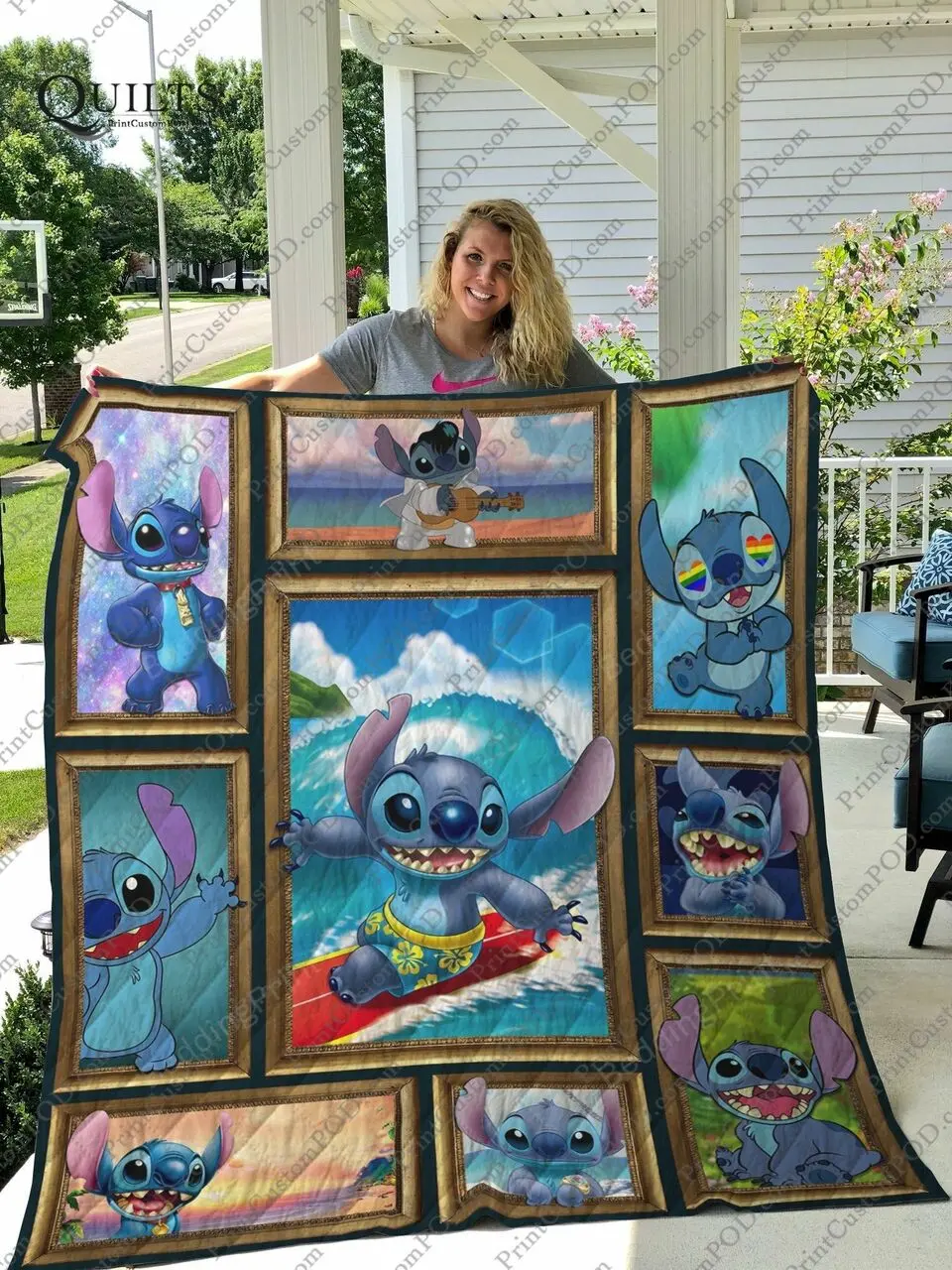Stitch Quilt Blanket and Home Decor