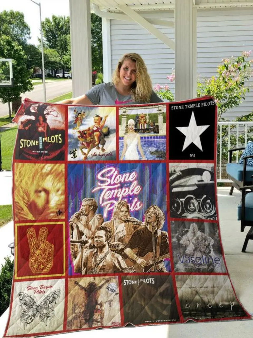 Stone Temple Pilots Style 2 Quilt Blanket Quilt and Home Decor