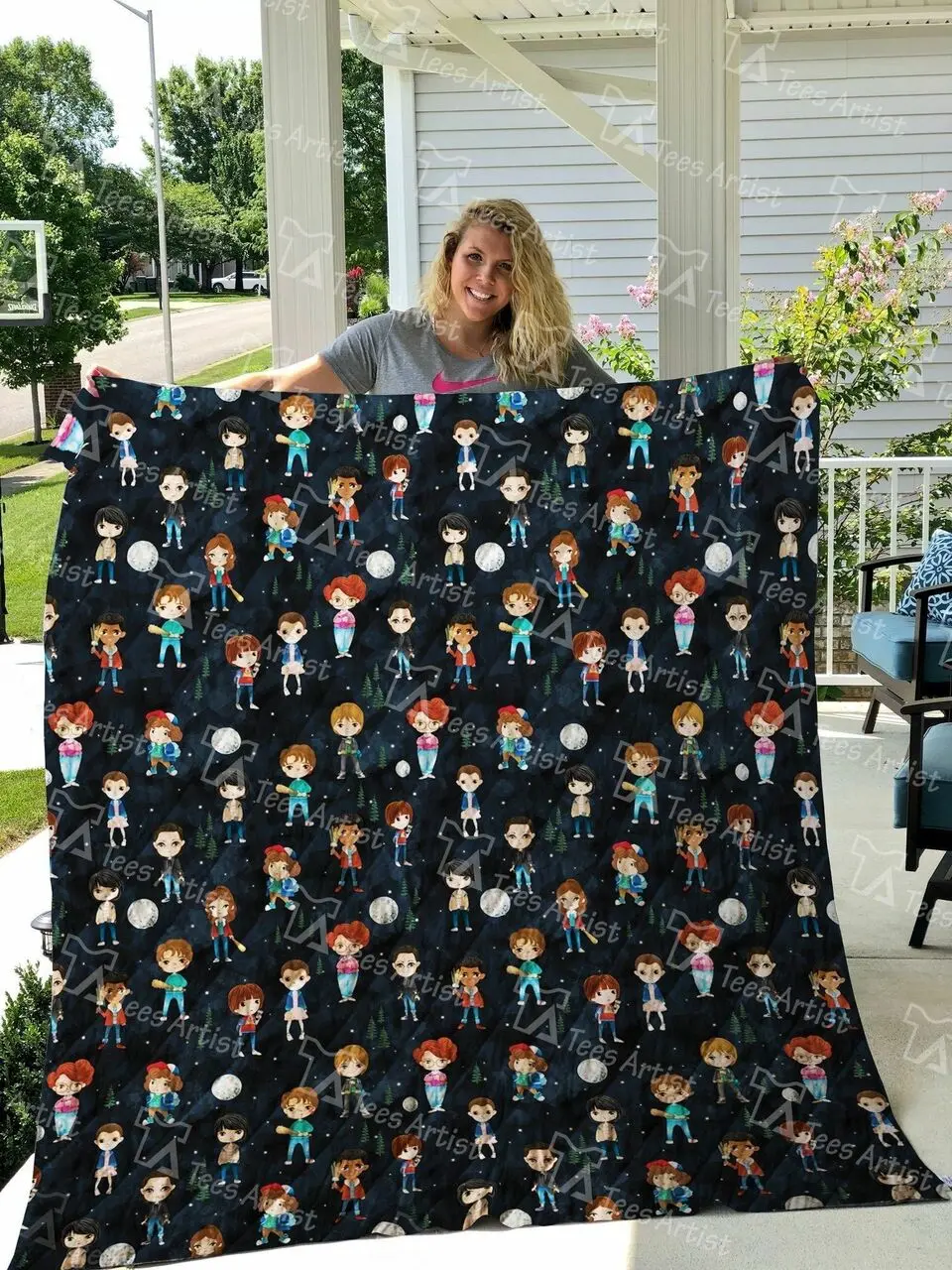 Stranger Things Quilt Blanket 01533 and Home Decor