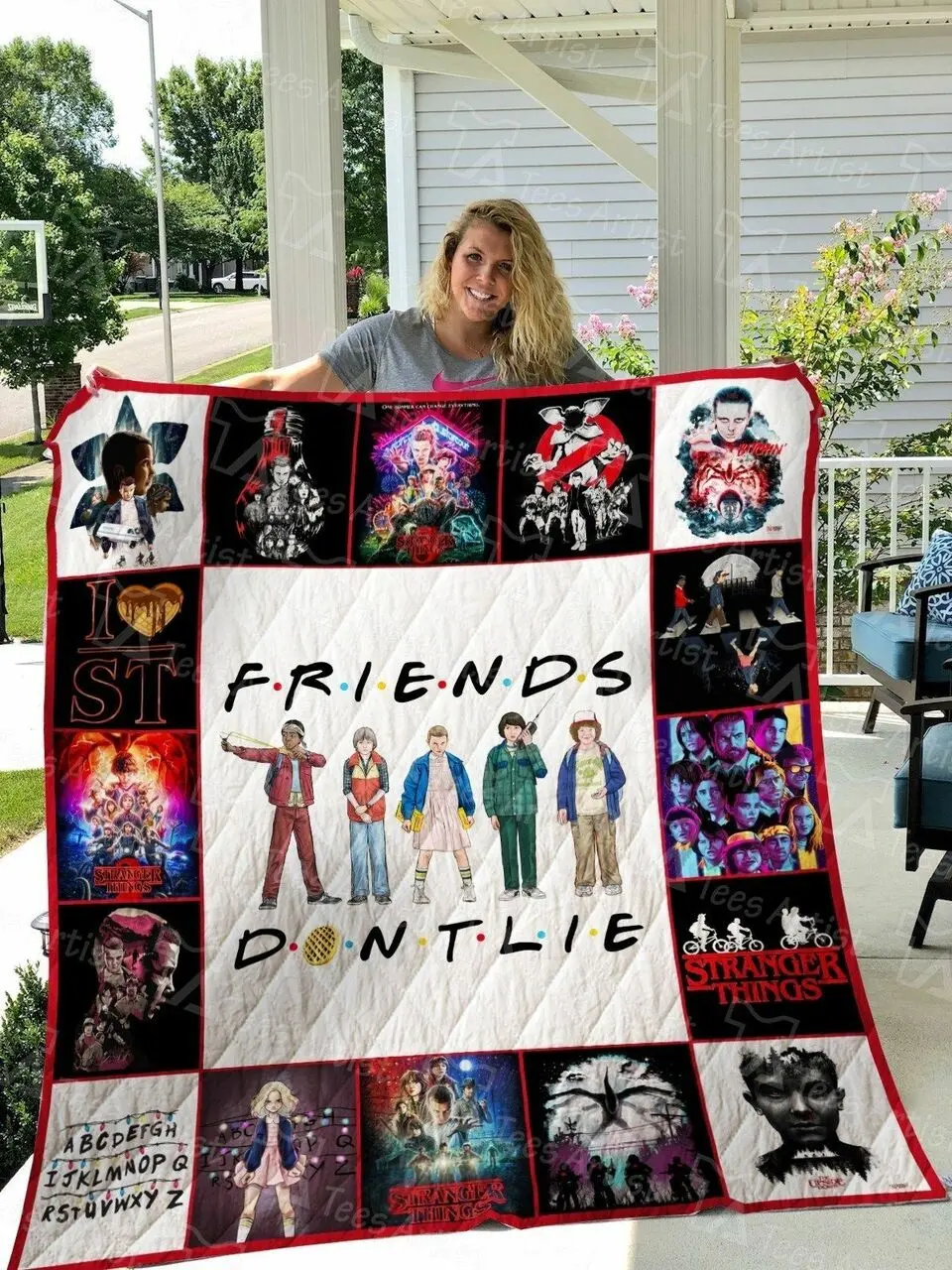 Stranger Things Quilt Blanket 01672 and Home Decor
