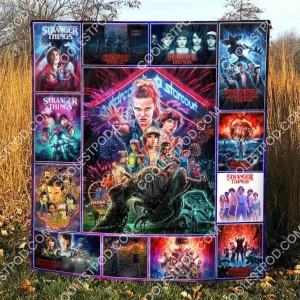 Stranger Things Quilt Blanket and Home Decor