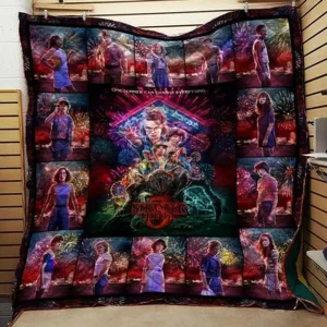Stranger Things Quilt Blanket Cfq18 Quilt and Home Decor