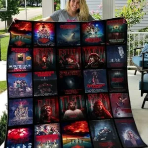 Stranger Things Quilt Blanket Cfq24 Quilt and Home Decor