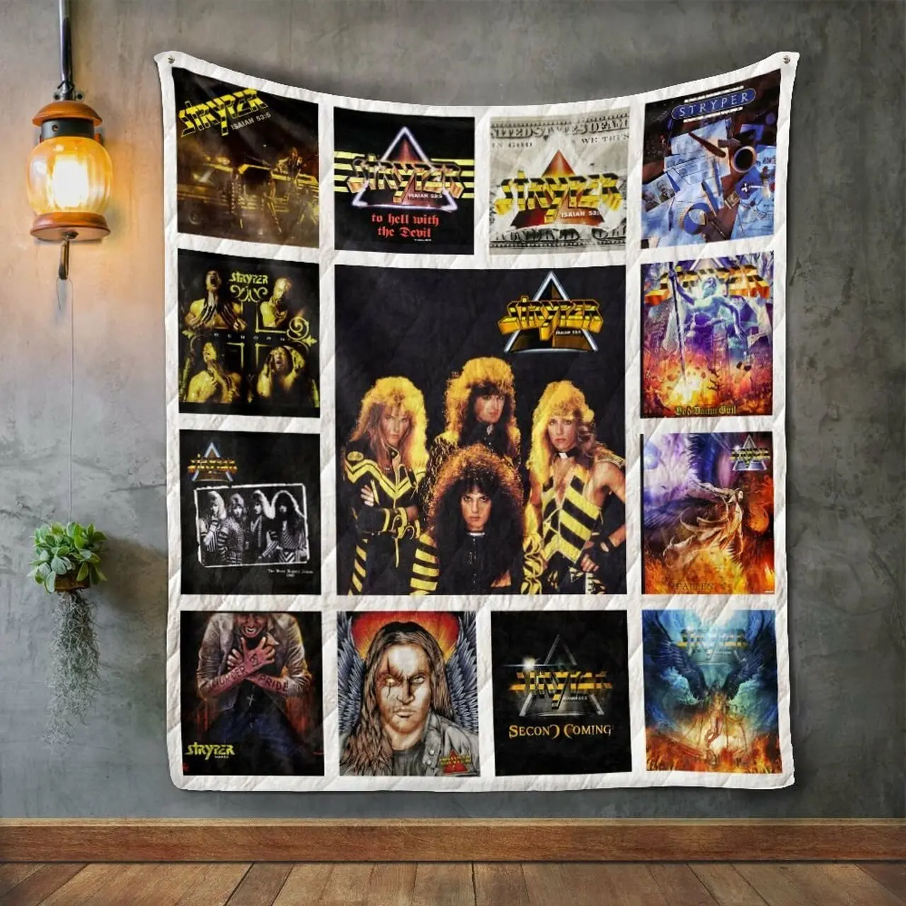 Stryper Album Covers Quilt Blanket and Home Decor