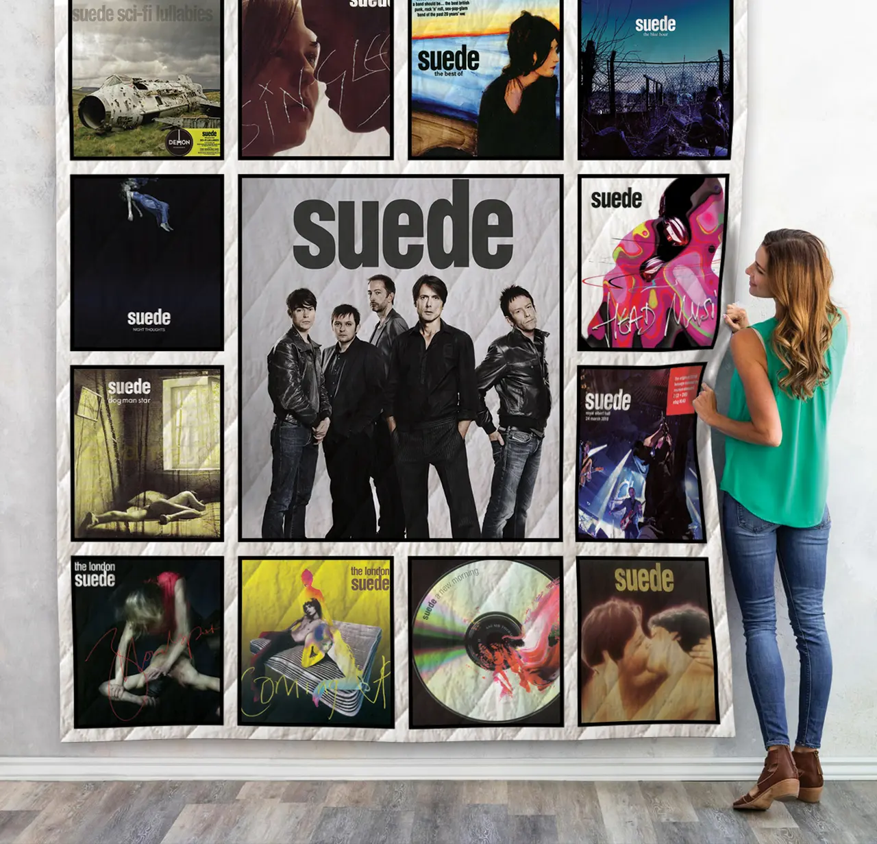 Suede Albums Quilt Blanket and Home Decor