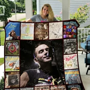Sufjan Stevens Quilt Blanket 01336 and Home Decor