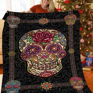 Sugar Skull JFJ13188 3D Customized Quilt 2707 and Home Decor