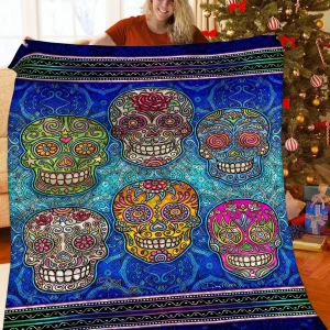 Sugar Skull JFJ13190 3D Customized Quilt 2707 and Home Decor