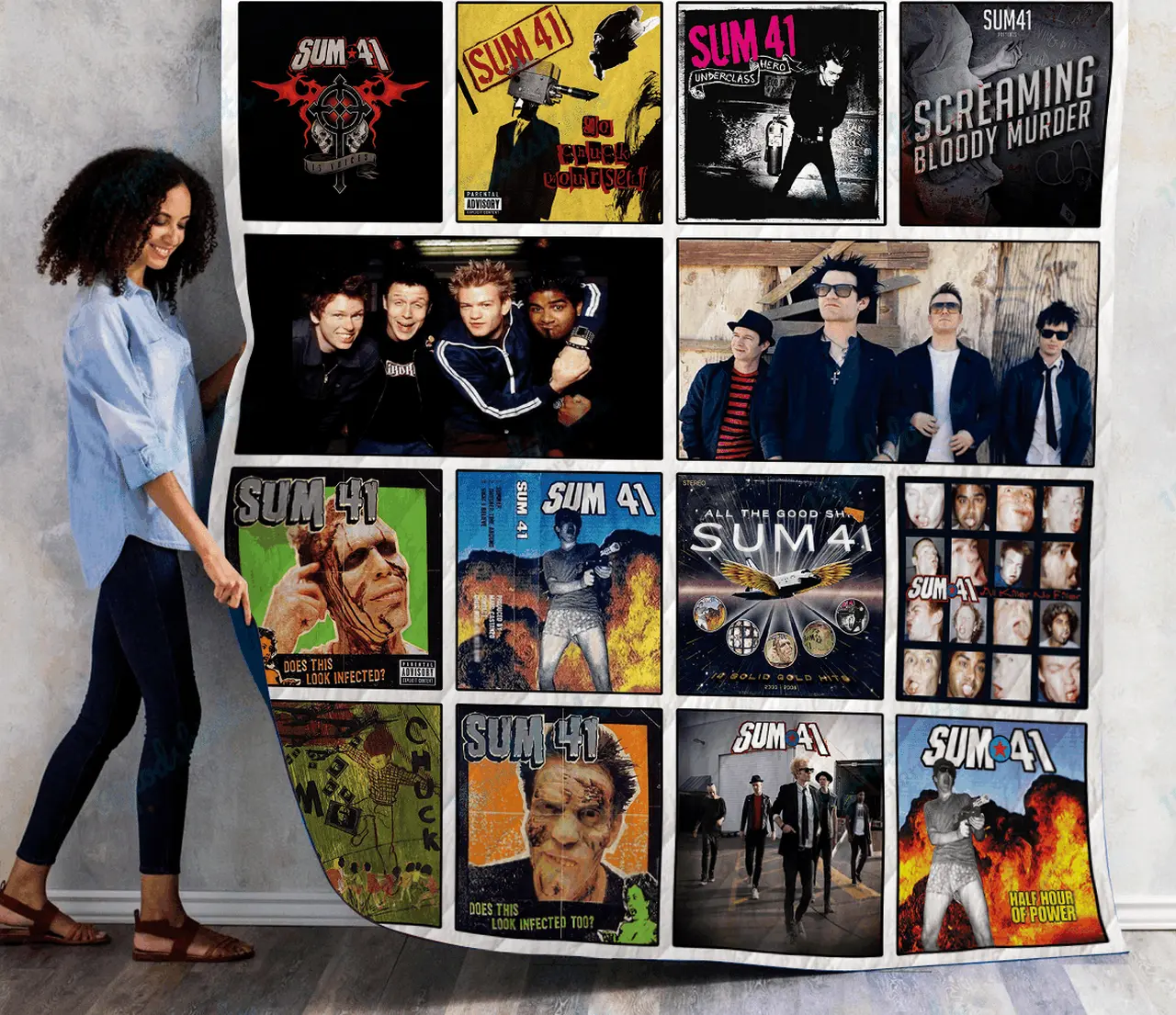 Sum 41 Albums Quilt Blanket Ver14 and Home Decor