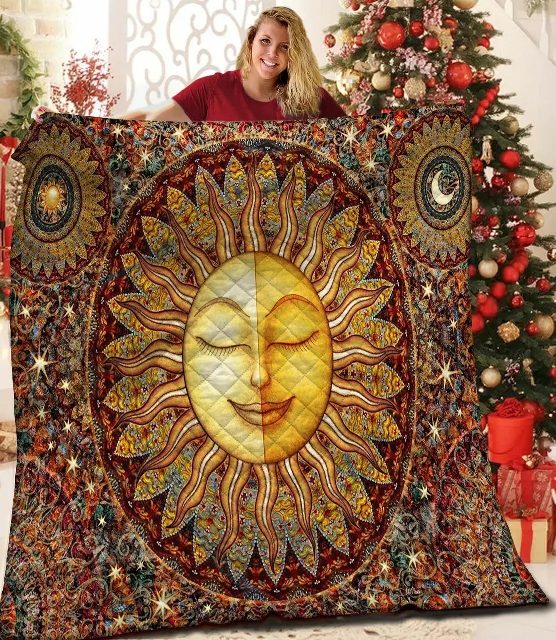 Sun JFJ13222 3D Customized Quilt 2707 and Home Decor