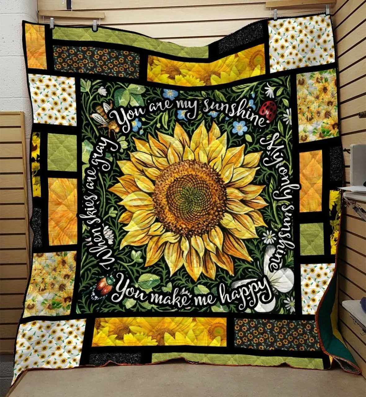 Sunflower Quilt Erz and Home Decor