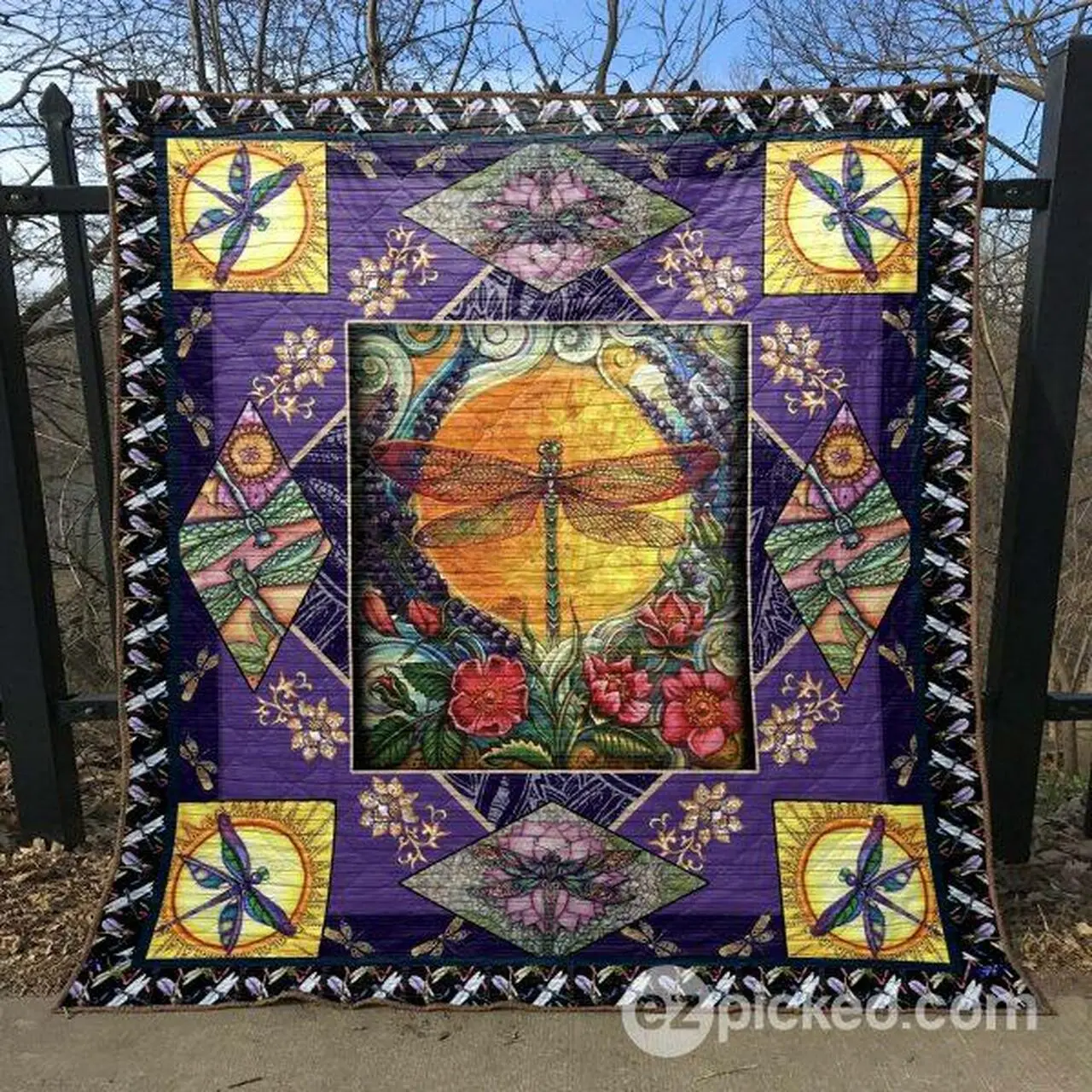 Sunshine Goddess Quilt Blanket Tm99 Quilt and Home Decor