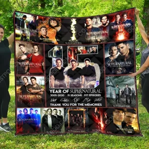 Supernatural 15 Years – Quilt and Home Decor