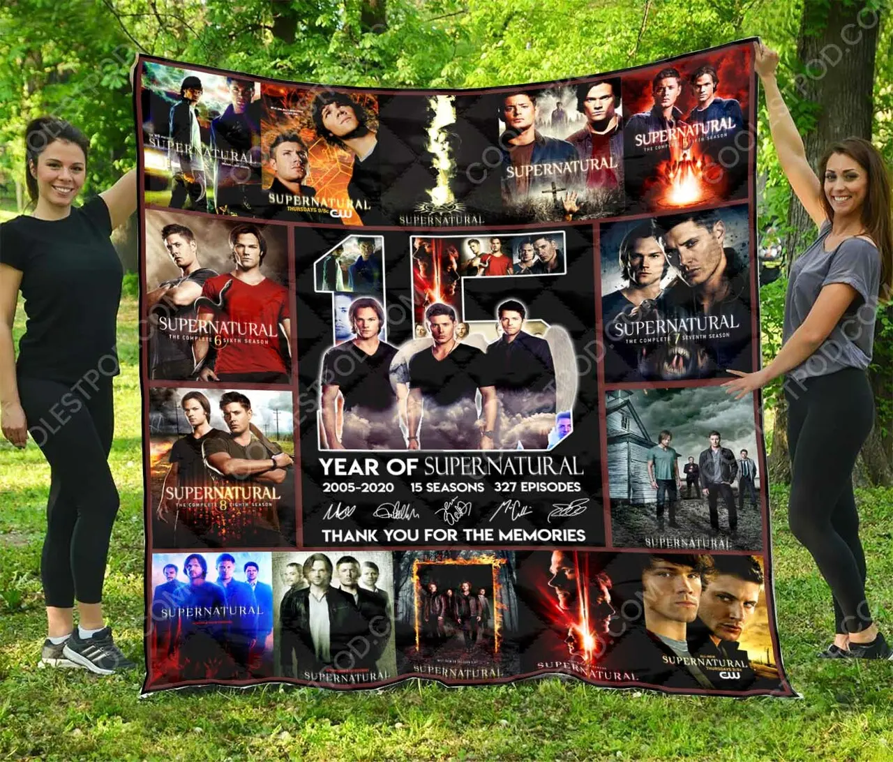 Supernatural 15 Years – Quilt and Home Decor