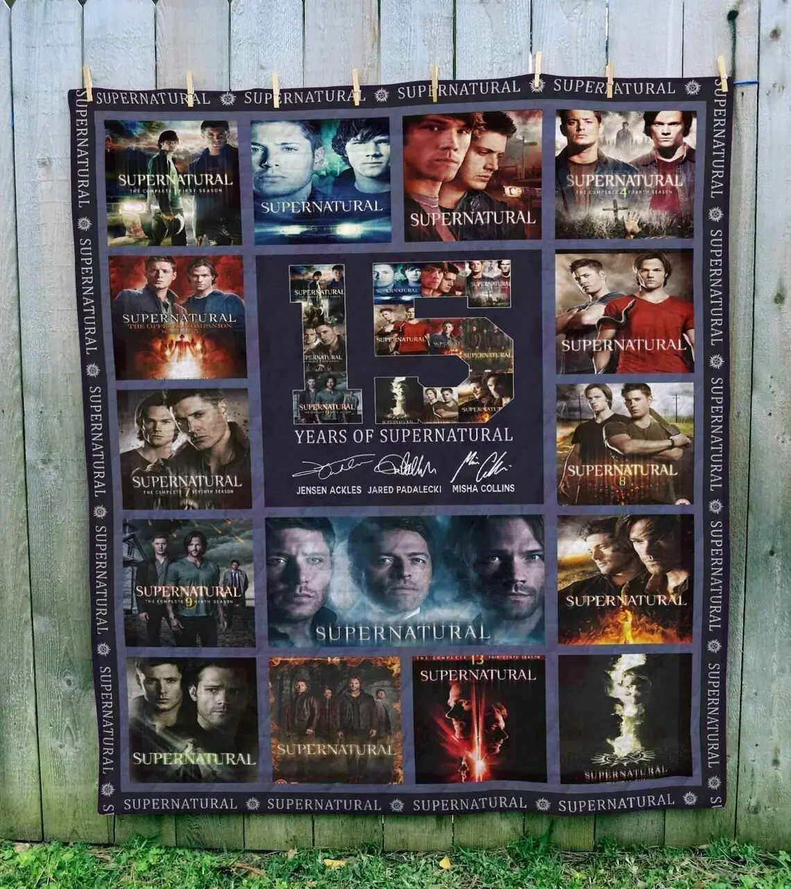 Supernatural Blanket Th0807 Quilt and Home Decor
