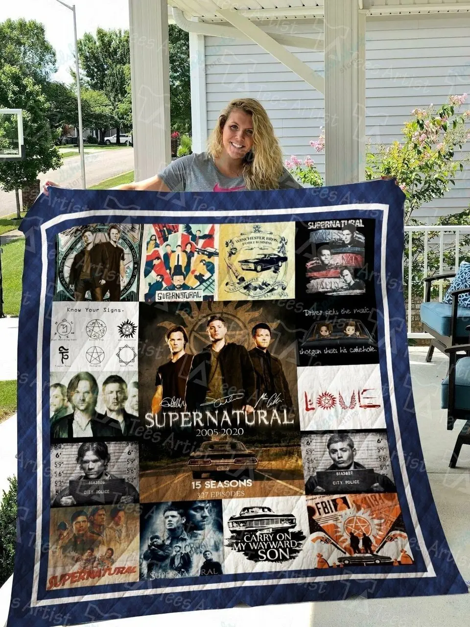 Supernatural Quilt Blanket 01511 and Home Decor