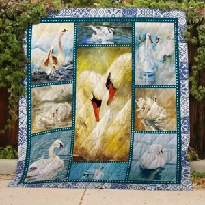Swan Blanket Kc1807 Quilt and Home Decor