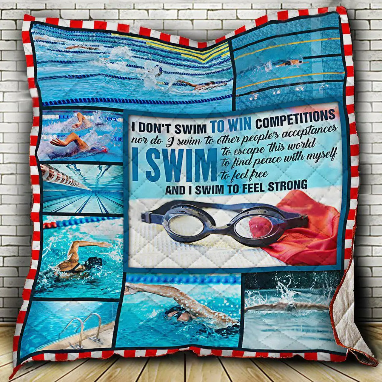 Swimming Quilt X0608-05 Quilt and Home Decor