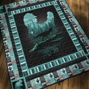 T Rex Cl05100092Mdq Quilt Blanket and Home Decor