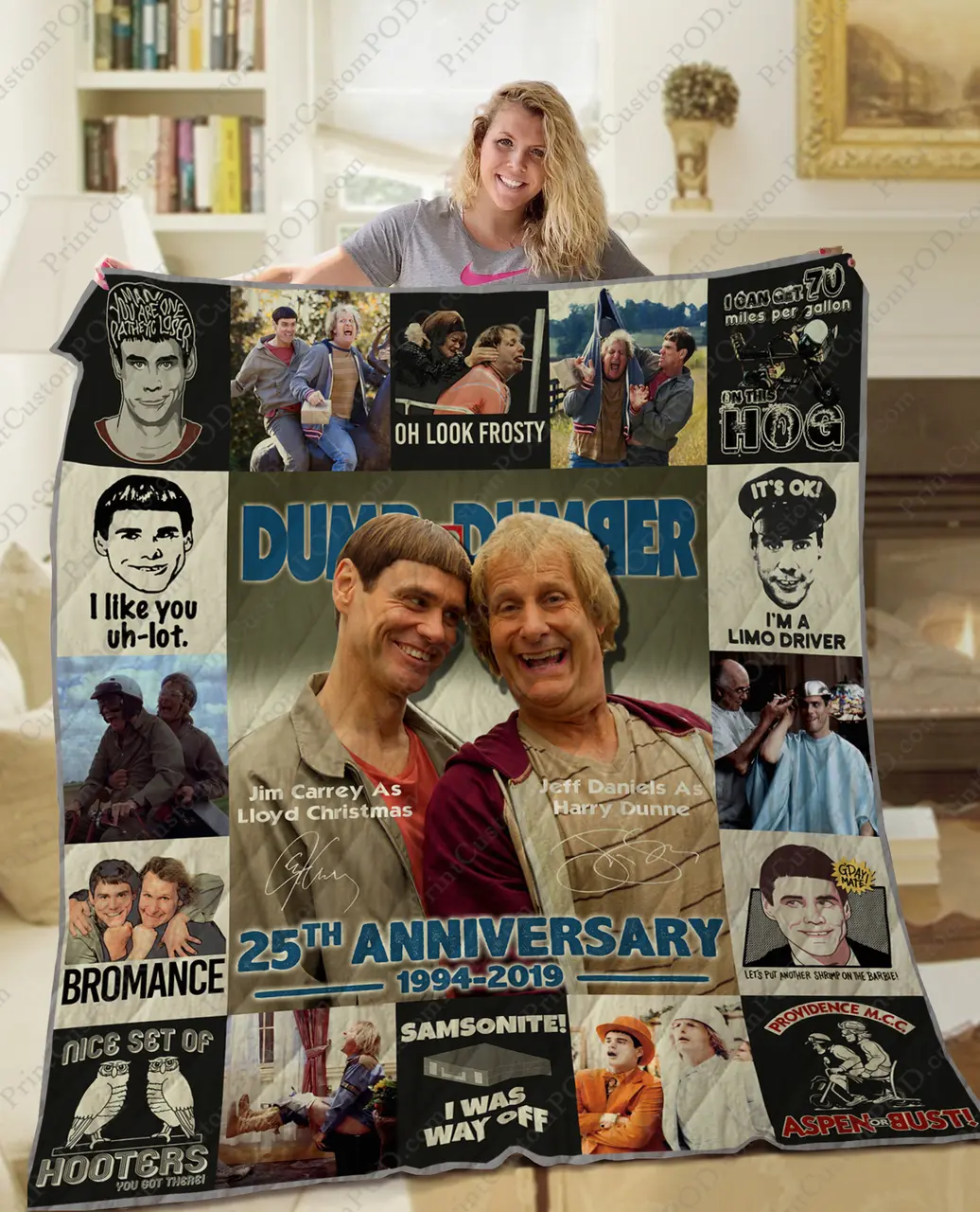 Ta – Dumb And Dumber Quilt Blanket Ver 2 and Home Decor