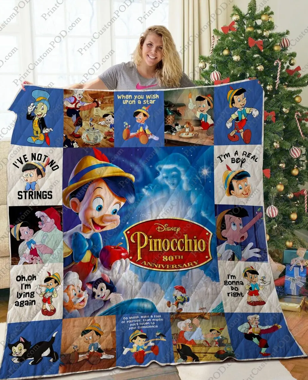 Ta – Pinocchio Quilt Blanket and Home Decor