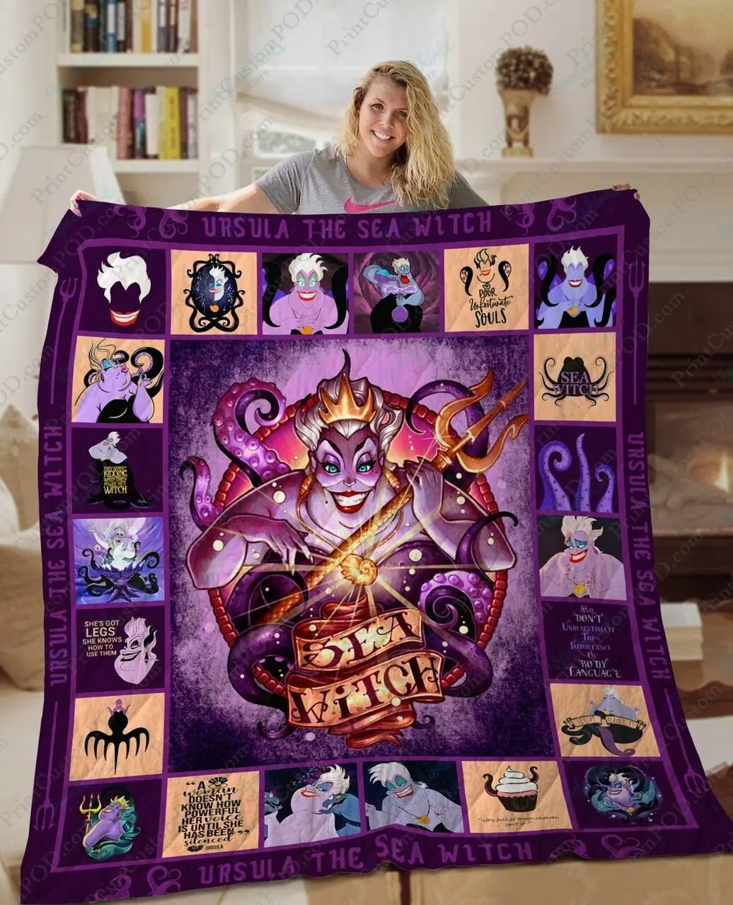 Ta Ursula Quilt Blanket Ver2 and Home Decor