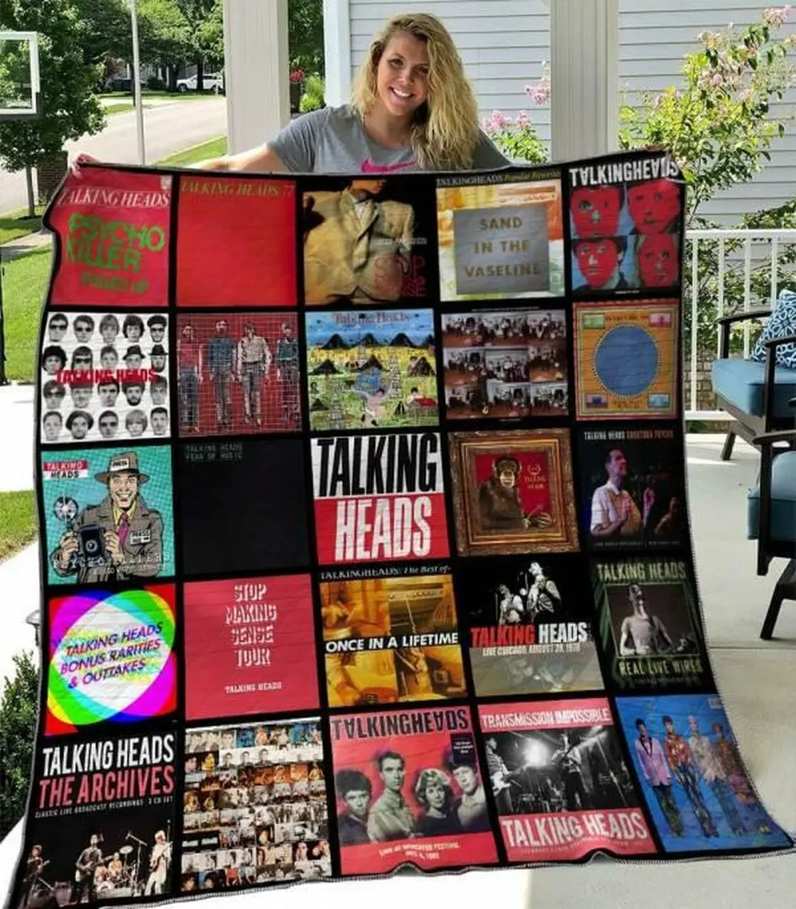 Talking Heads Quilt Blanket M220518 Quilt and Home Decor