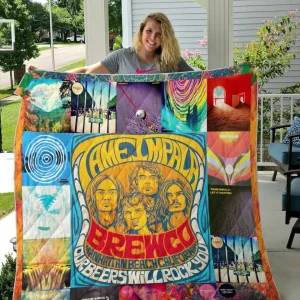 Tame Impala Custom Quilt Blanket 01 and Home Decor