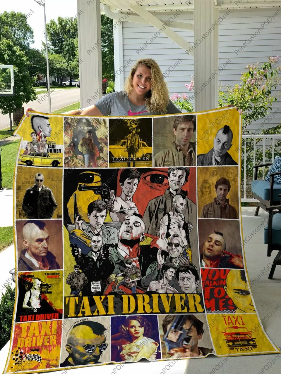 Taxi Driver Quilt Blanket 02 and Home Decor