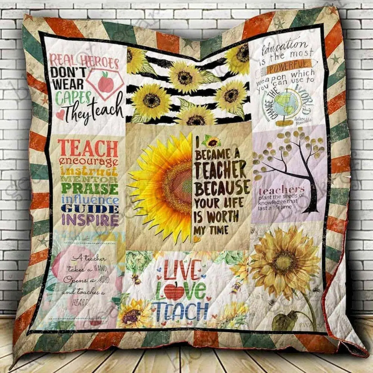 Teacher Hur Quilt Bevrps and Home Decor