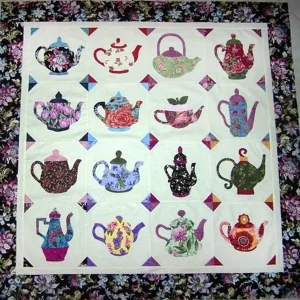 Teapot Cla1010540Q Quilt Blanket and Home Decor