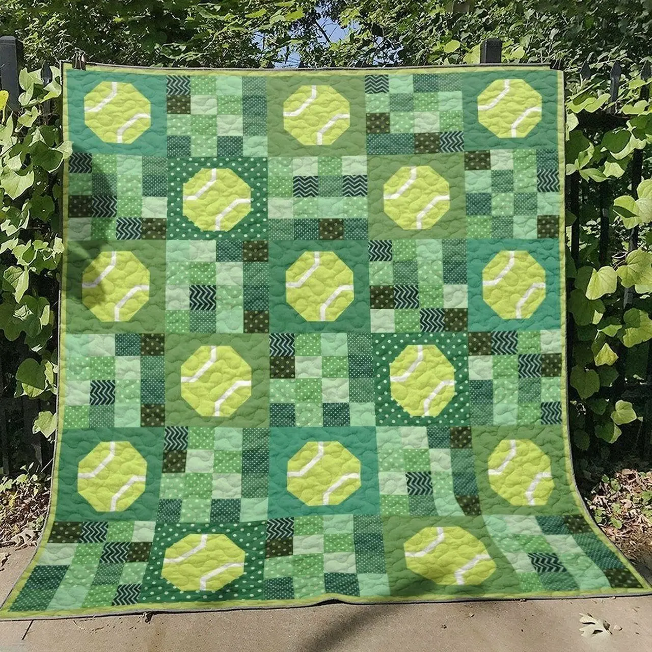 Tennis Hm260637 Quilt Blanket and Home Decor