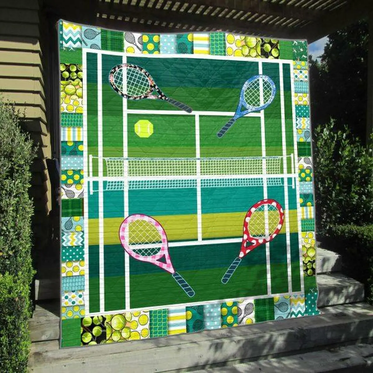 Tennis Quilt Blanket Hm26 Quilt and Home Decor