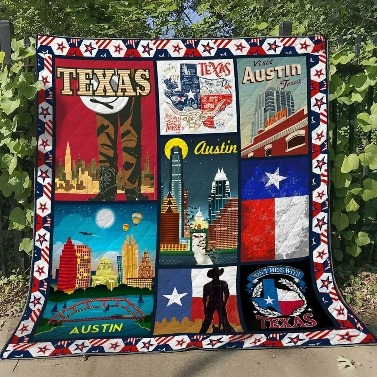 Texas Ng050710B Tbg Quilt Blanket and Home Decor