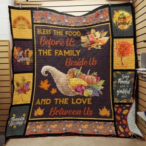 Thanksgiving JFJ13551 3D Customized Quilt 2707 and Home Decor
