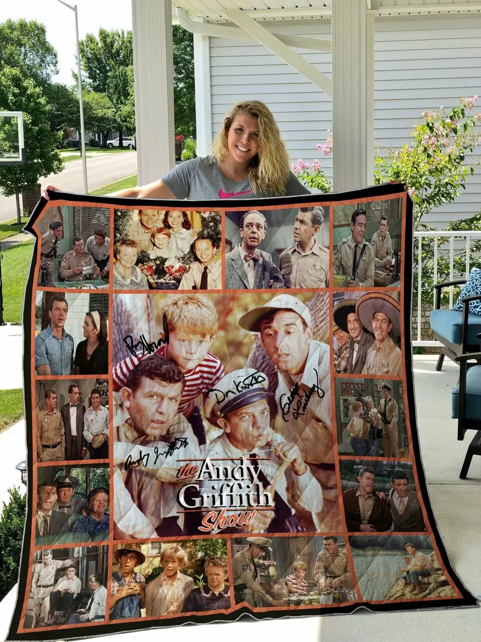 The Andy Griffith Show Quilt Blanket and Home Decor