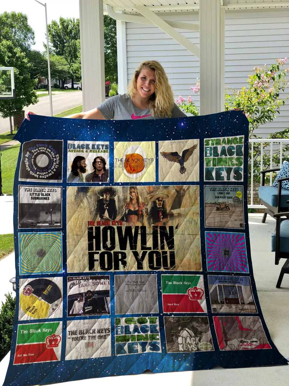 The Black Keys Singles Quilt Blanket and Home Decor