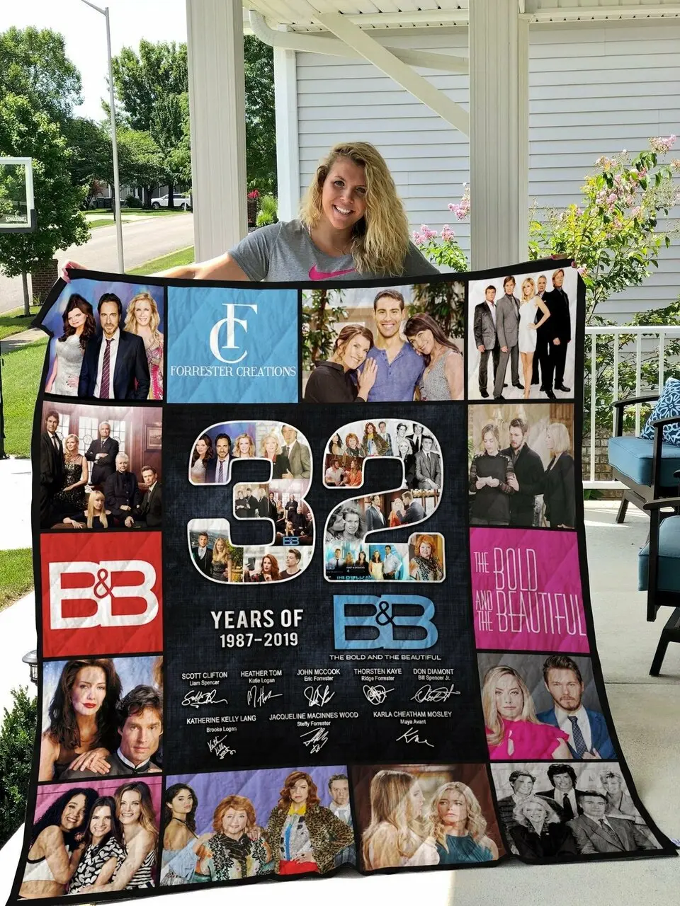 The Bold And The Beautiful Quilt Blanket and Home Decor