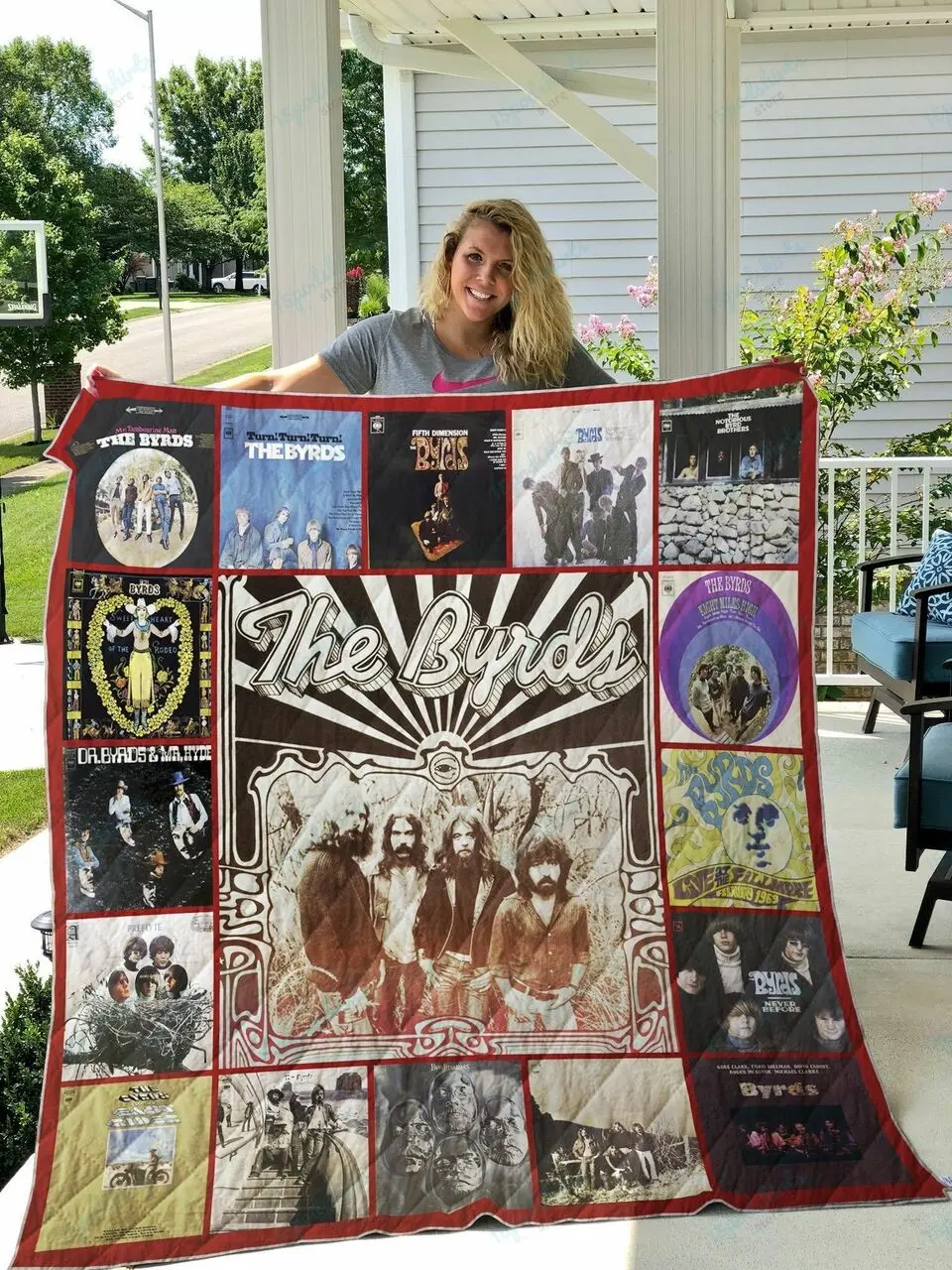 The Byrds Style 2 Quilt Blanket and Home Decor