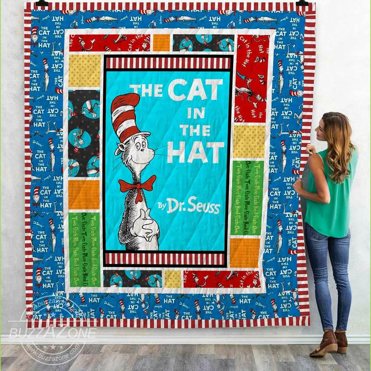 The Cat In The Hat Quilt and Home Decor