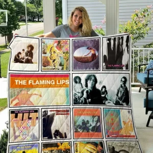 The Flaming Lips Quilt Blanket and Home Decor