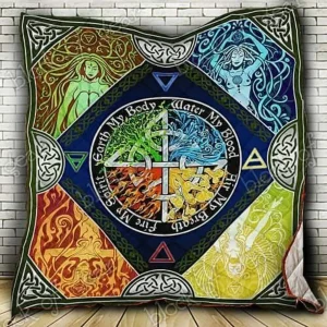 The Four Elements Pagan Hur Quilt ie and Home Decor