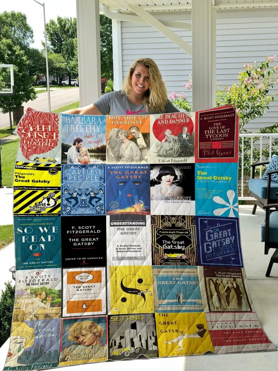 The Great Gatsby Quilt Blanket and Home Decor